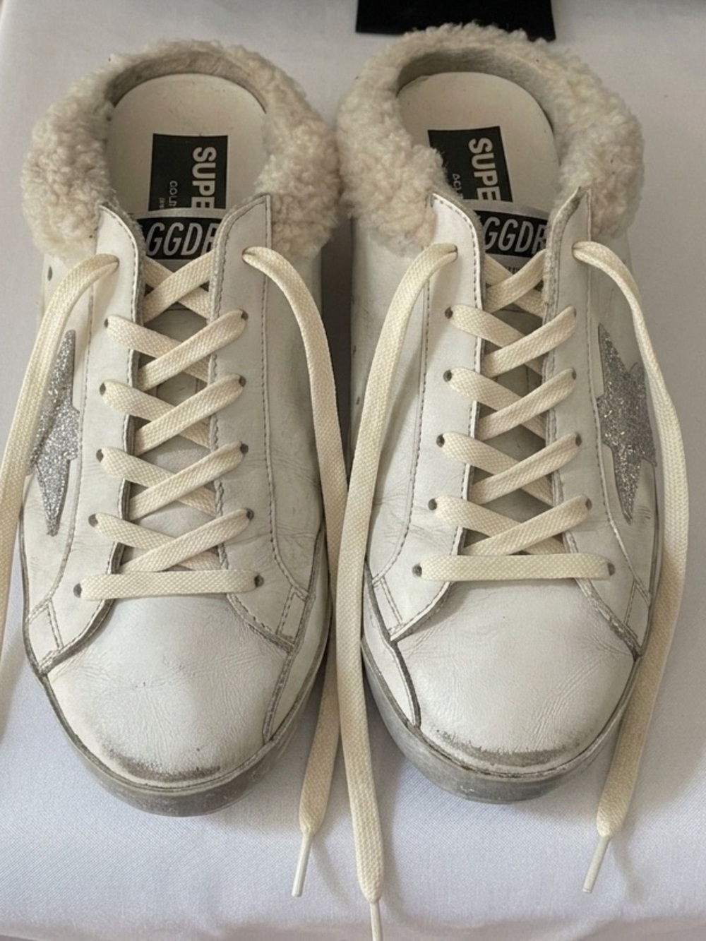 Golden Goose Super-Star Sabot Shearling lined